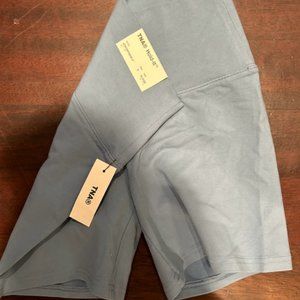 Aritzia TNA Hold-It High Rise Atmosphere 5" Biker Shorts - Stratus Blue